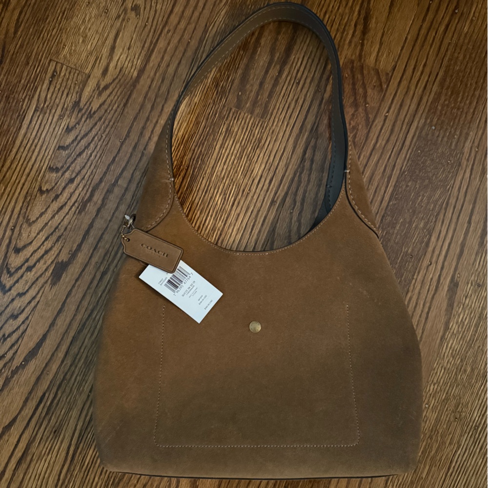Coach Brooklyn Suede Shoulder Bag